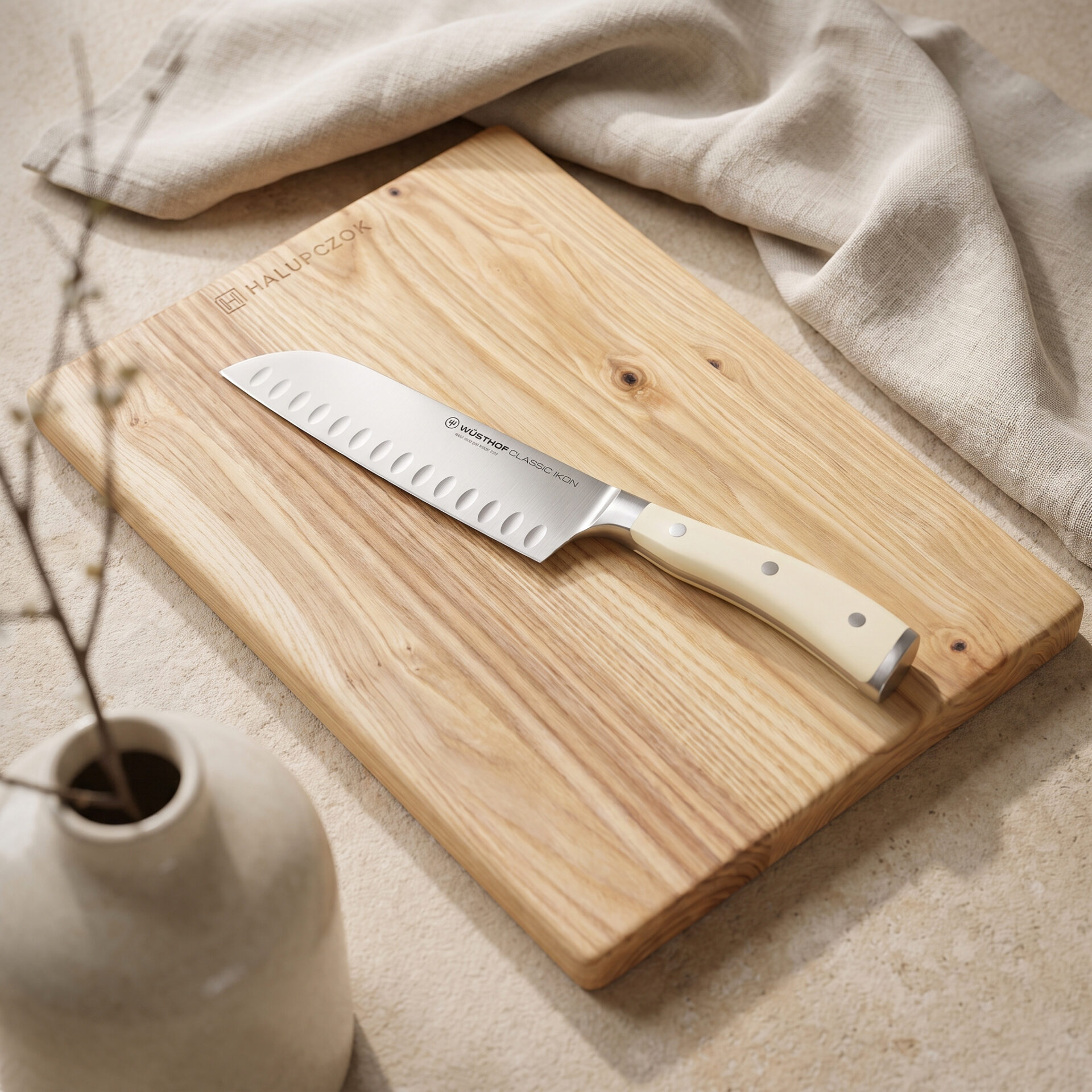 CLASSIC IKON CREME Nóż Santoku 17 cm - obrazek 2