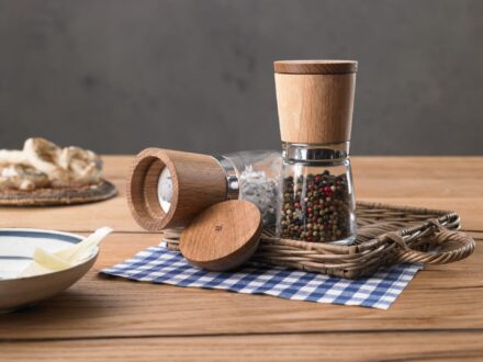 Zestaw 2 młynków drewnianych Ceramill Natura