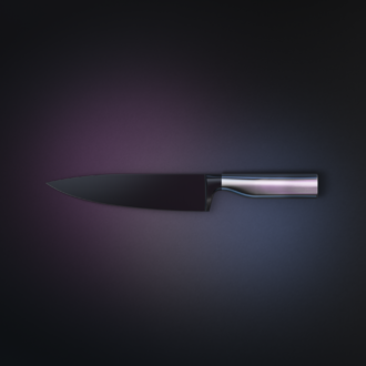Nóż szefa kuchni 20 cm, Ultimate Black