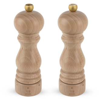 PARIS Zestaw młynków sól + pieprz 18 cm naturalny