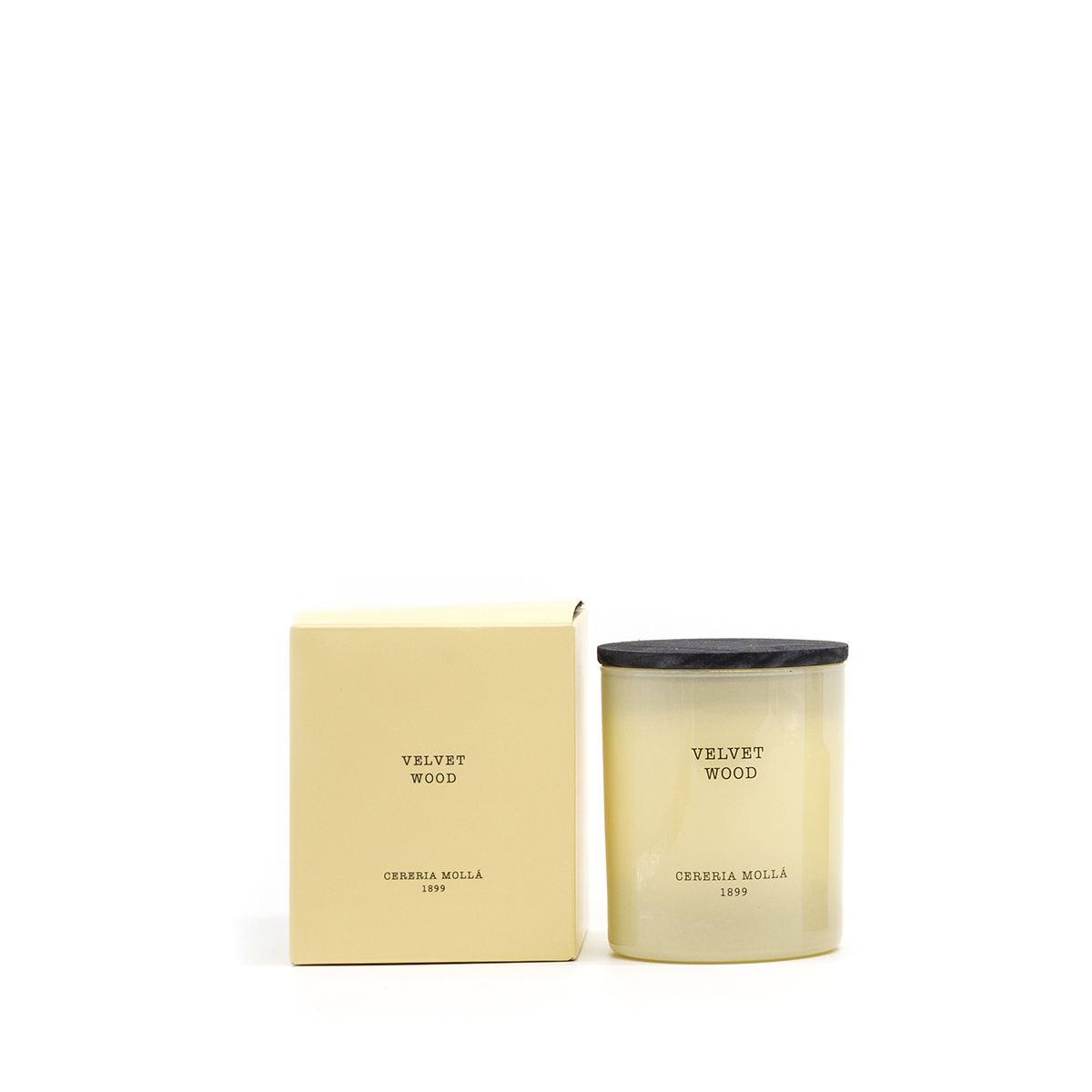 Świeca zapachowa Premium 230 g – Velvet Wood