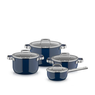 Zestaw garnków 7 el. Fusiontec Mineral Pro Ocean Blue
